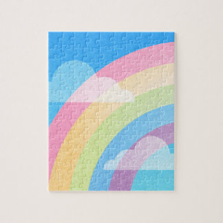 Pastel Regenboog Legpuzzel