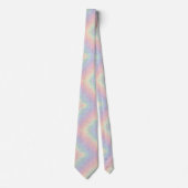 Pastel Regenboog Luipaardprint Halsebandje Stropdas (Voorkant)