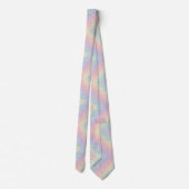 Pastel Regenboog Luipaardprint Halsebandje Stropdas (Achterkant)