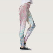 Pastel Regenboog Luipaardprint Leggings (Rechts)