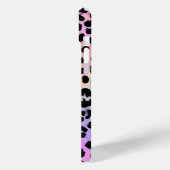 Pastel Regenboog Luipaardprint Monogram Case-Mate iPhone Case (Achterkant / Links)