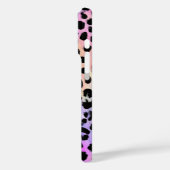 Pastel Regenboog Luipaardprint Monogram Case-Mate iPhone Case (Achterkant / Links)