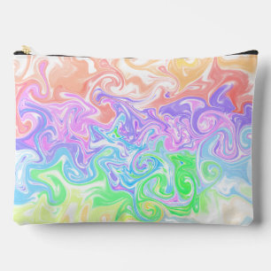 Pastel Regenboog Marmer Wervel Abstracte Kunst Etui