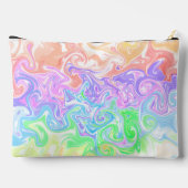 Pastel Regenboog Marmer Wervel Abstracte Kunst Etui (Achterkant)