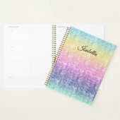 Pastel regenboog met de Naam van het Manuscript of Planner (Display)