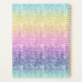 Pastel regenboog met de Naam van het Manuscript of Planner (Achterkant)