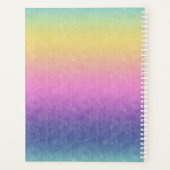 Pastel regenboog met de Naam van het Manuscript of Planner (Achterkant)