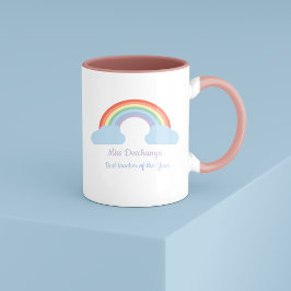 Pastel Regenboog Mok