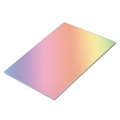 Pastel Regenboog Notitieblok (Schuin)