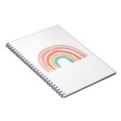 Pastel Regenboog Notitieboek (Rechterzijde)
