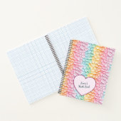 Pastel Regenboog Notitieboek (Binnen)