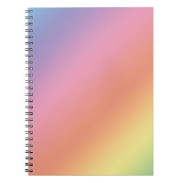 Pastel Regenboog Notitieboek