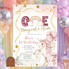 Pastel Regenboog Pailletten Glitter Eenhoorn Magis Kaart