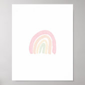Pastel regenboog poster (Voorkant)