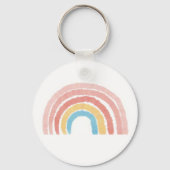 Pastel Regenboog Sleutelhanger (Voorkant)