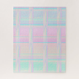 Pastel Regenboog Sparkle Holographic Legpuzzel