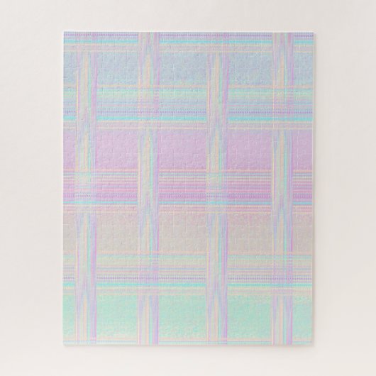 Pastel Regenboog Sparkle Holographic Legpuzzel (Verticaal)