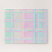 Pastel Regenboog Sparkle Holographic Legpuzzel (Horizontaal)