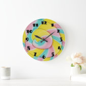 Pastel regenboog spiraal Snoep foto Grote Klok (Huis)
