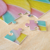 Pastel regenboog spiraal Snoep foto Legpuzzel (Zijkant)