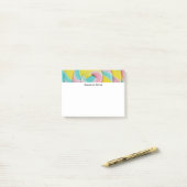Pastel regenboog spiraal Snoep foto Post-it® Notes (Op bureau)