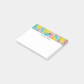 Pastel regenboog spiraal Snoep foto Post-it® Notes (Schuin)