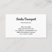 Pastel regenboog spiraal Snoep foto Visitekaartje (Achterkant)