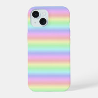 Pastel Regenboog Strepen - patroon