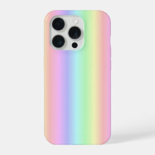 Pastel Regenboog Strepen - patroon iPhone 15 Pro Case