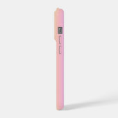 Pastel Regenboog Strepen - Patroon iPhone Hoesje (Linkerkant)
