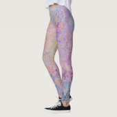 Pastel Regenboog Stropdas-Dye, Lente Zomer Leggings (Links)