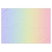 Pastel Regenboog Tafelkleed (Voorkant (Horizontaal))