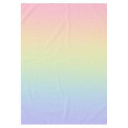 Pastel Regenboog Tafelkleed (Voorkant)