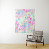 Pastel Regenboog Tie Dye Fotografie Achtergrond Wandkleed (In situ)