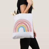Pastel Regenboog Tote Bag (Dichtbij)