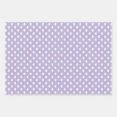 Pastel regenboog veer violette set van 3 inpakpapier vel (Voorkant 2)