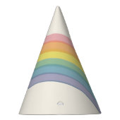 Pastel Regenboog Verjaardagsfeest Feesthoedjes (Rechts)