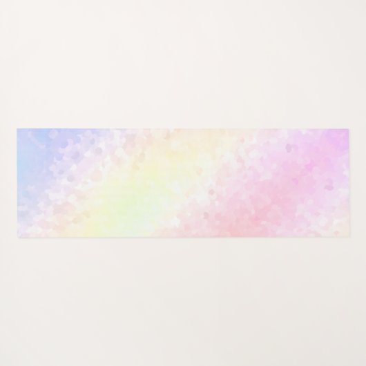 Pastel Regenboog Yogamat (Achterkant (horizontaal))