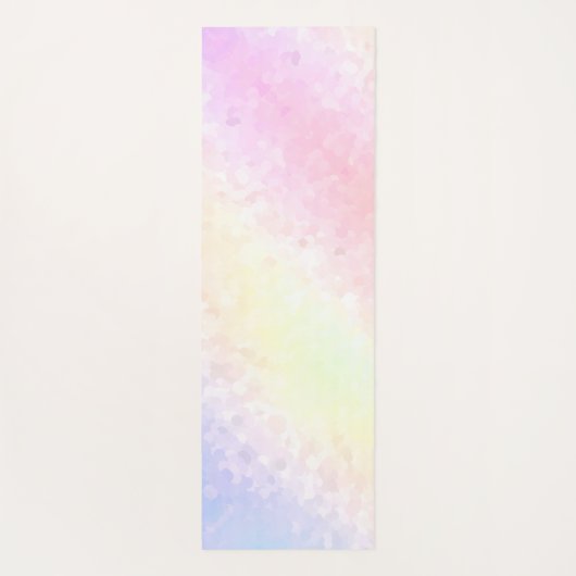 Pastel Regenboog Yogamat (Achterkant)