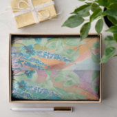 Pastel Regenboog & Zee Schildpad Decoupage Tissuepapier (Geschenk)