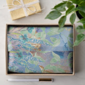 Pastel Regenboog & Zee Schildpadden Decoupage Tissuepapier (Geschenk)