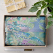 Pastel Regenboog & Zee Schildpadden Decoupage Tissuepapier (Geschenk)
