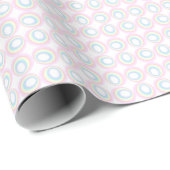 Pastel Regenboogcirkels  Cadeaupapier (Rol Hoek)