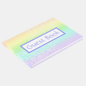 Pastel regenboogcirkels gastenboek (Hoek)