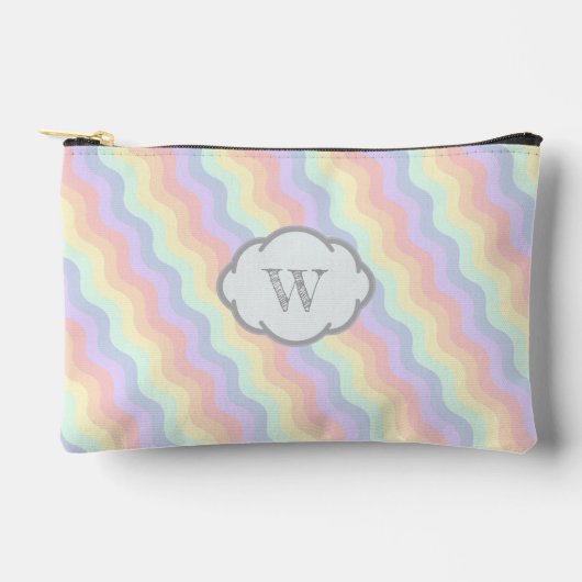 Pastel Regenbooggolven Etui (Voorkant)