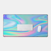 Pastel regenbooggraaf Abstract Bureaumat (Keyboard & Muis)
