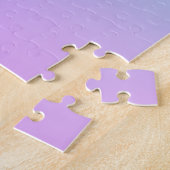 Pastel regenbooggradiënt Jigzaag Puzzle Legpuzzel (Zijkant)