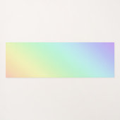 Pastel regenbooggradiënt Yoga Mat (Achterkant (horizontaal))