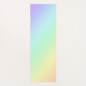 Pastel regenbooggradiënt Yoga Mat (Achterkant)