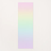 Pastel regenbooggradiënt Yoga Mat (Voorkant)